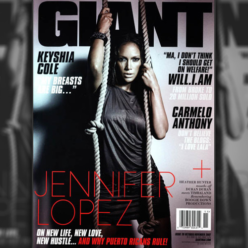Jennifer Lopez Does Giant Magazine - November 2007