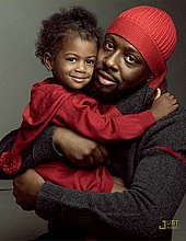 Wyclef Jean & his daughter Angelina