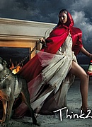 Eva Mendes as Little Red Riding Hood
