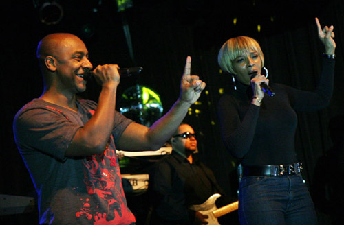Stephen Hill & Mary J. Blige at Live Beats