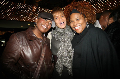 Missy Elliot, Silvia Rhone, and Mona Scott at Live Beats