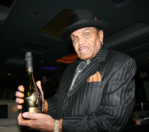 Papa Joe Jackson at the 40/40 club opening