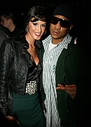 Jaslene (from ANTM) and Styles P at DJ Clueâ€™s b-day