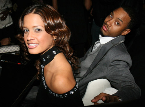 Rocsi and Terrence J at DJ Clueâ€™s b-day