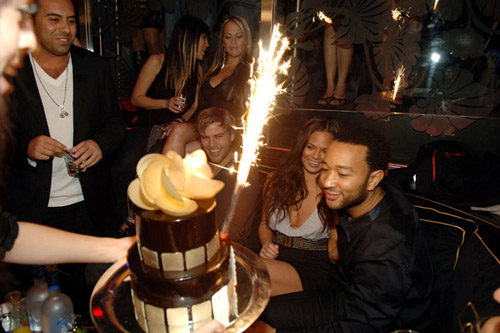 John Legend at his 30th birthday