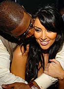 Kim Kardashian and Reggie Bush celebrate New Years Eve 07/08