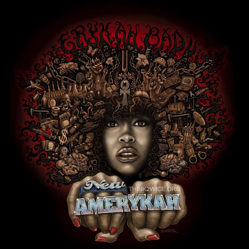 Erykah Badu: New Amerykah Album Cover