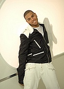 Chris Brown on the set of â€œShawty Get Looseâ€