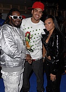 T-Pain, Chris Brown, and Lil Mama on the set of â€œShawty Get Looseâ€