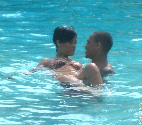 Chris Brown and Rihanna Spotted Together in Jamaica