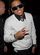 Chris Brown at Pre-Grammy Party