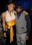 Jermaine Dupri & Janet Jackson at Pre-Grammy Party