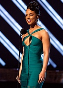 Alicia Keys at the 50th Annual Grammys