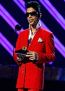 Prince at the 50th Annual Grammys