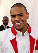 Chris Brown on the GM Red Carpet