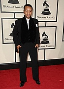 John Legend on the Red Carpet at the 50th Annual Grammys