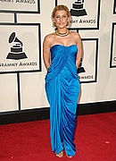 Nelly Furtado on the Red Carpet at the 50th Annual Grammys