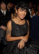 Keyshia Cole in the audience at the 50th Annual Grammys