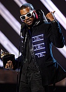 Kanye West at the 50th Annual Grammys