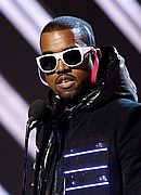 Kanye West at the 50th Annual Grammys