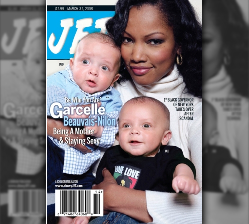 Garcelle â€œFancyâ€ Beauvais and her Twins Cover Jet Magazine