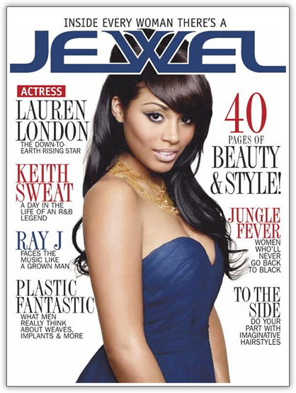 Lauren London Graces the Cover of Jewel Magazine