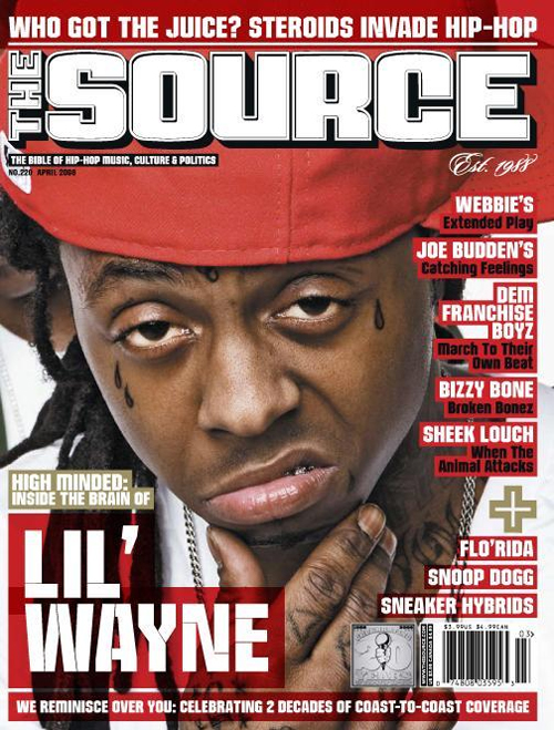 Weezy on the Cover of The Source Magazine