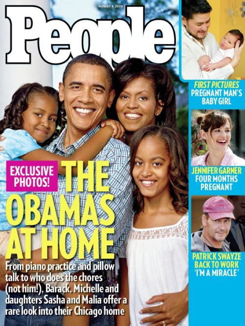 people magazine cover. The Obamas Cover People Wed.