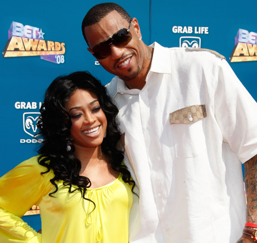 Kenyon Martin Tattoos Female rapper Trina and her boyfriend, 