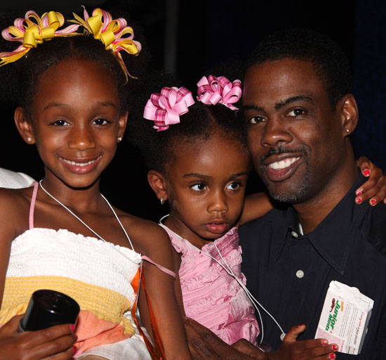 Chris Rock and his daughters (Lola & Zahra)