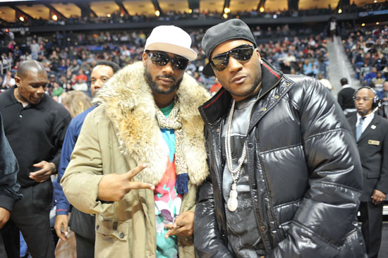 Polow Da Don & Young Jeezy // Atlanta Hawks vs Cleveland Cavaliers game