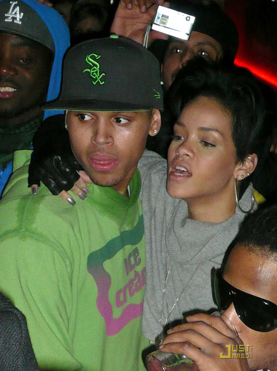 Chris Brown and Rihanna in the Club