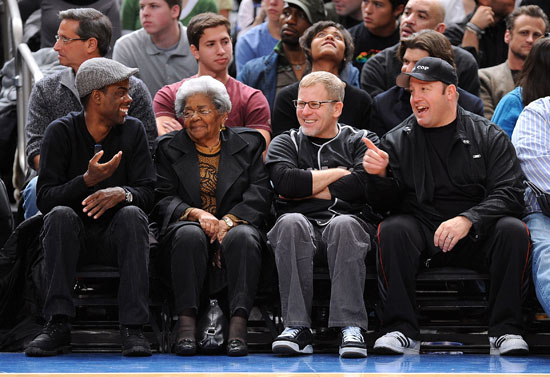 Chris Rock, his grandmother and Kevin James