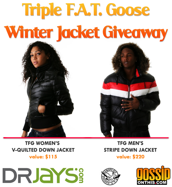 Dr. Jay's / Gossip On This / Triple Fat Goose Winter Jacket Giveaway