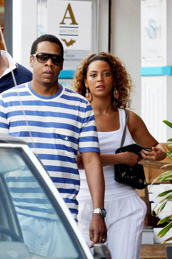 Beyonce & Jay-Z in St. Barth's