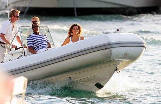 Beyonce & Jay-Z in St. Barth\'s
