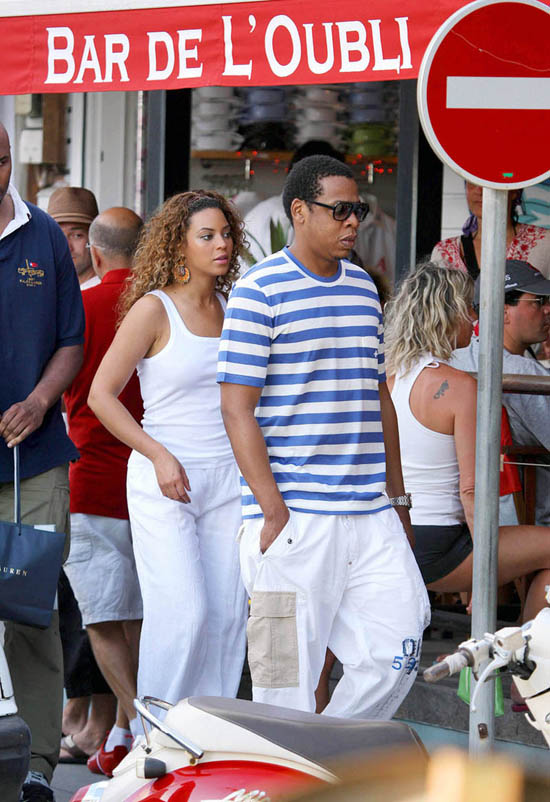 Beyonce & Jay-Z in St. Barth\'s