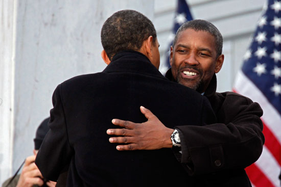 Barack Obama & Denzel Washington // Obama Inaugural Celebration