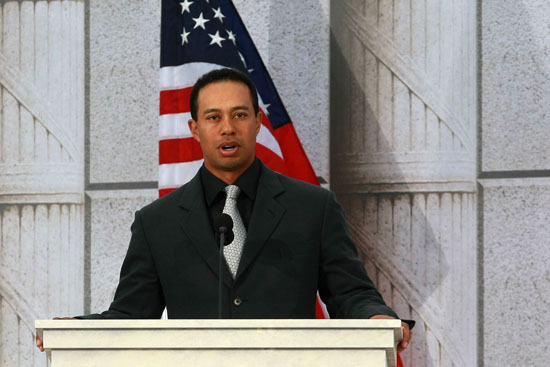 Tiger Woods // Obama Inaugural Celebration