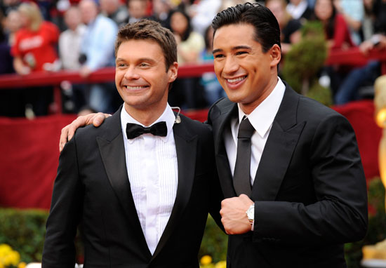 Ryan Seacrest & Mario Lopez // 81st Annual Academy Awards (Oscars) Red Carpet