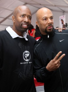 Kenny Smith and Common // K-Mart And Protege Basketball Block Party