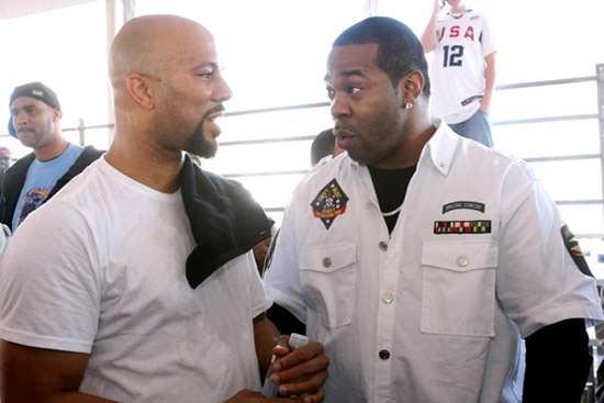 Common and Busta Rhymes // K-Mart And Protege Basketball Block Party