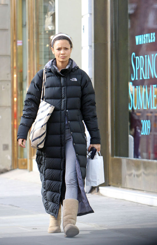 Thandie Newton // Out & about in London