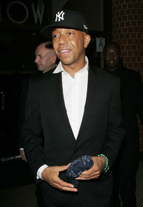 Russell Simmons // Leaving Mr. Chow's (02.12.09)
