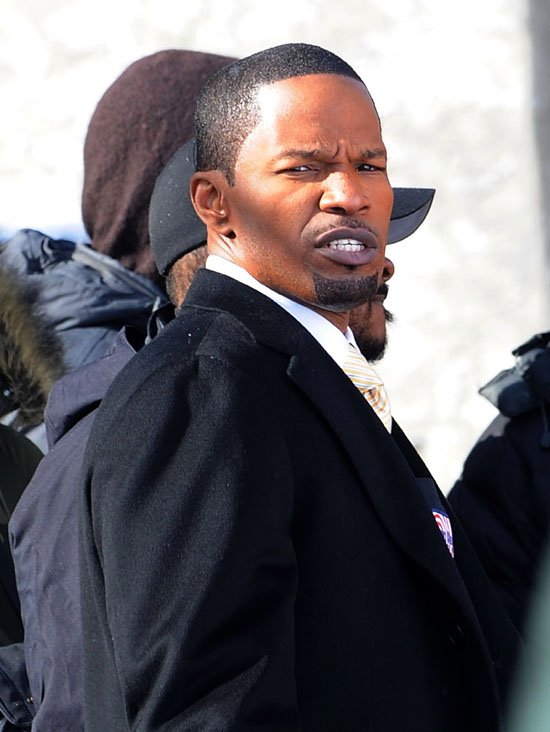 Jamie Foxx // On location for "Law Abiding Citizen."