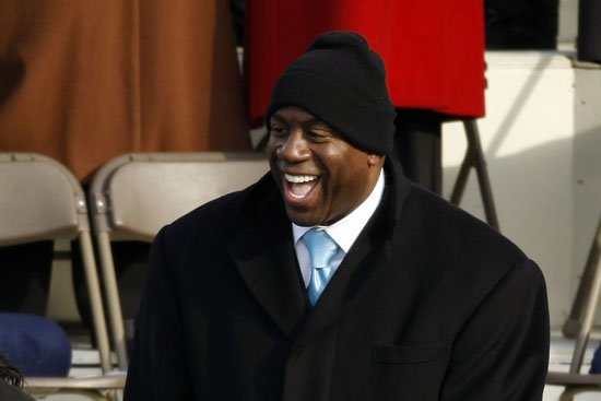 Magic Johnson // President Barack Obama\'s Inauguration