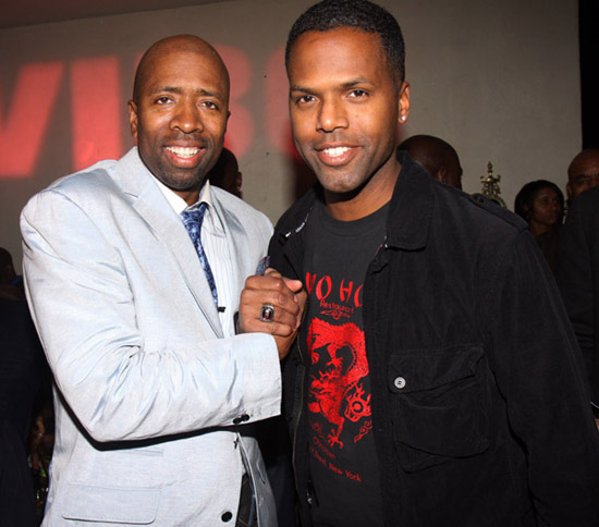 Kenny Smith and AJ Calloway // Ciroc Party for NBA All-Star Weekend 2009