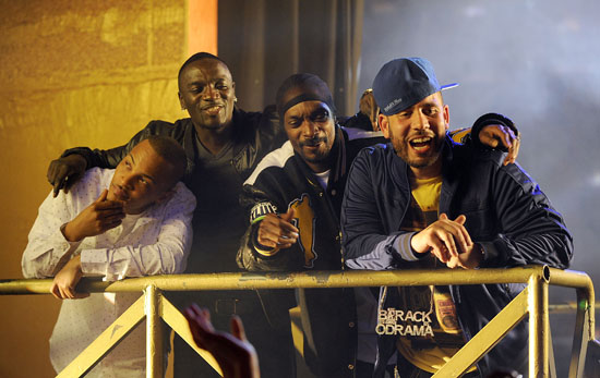 T.I., Akon, Snoop Dogg and DJ Drama // \"Daydreamin\" music video shoot