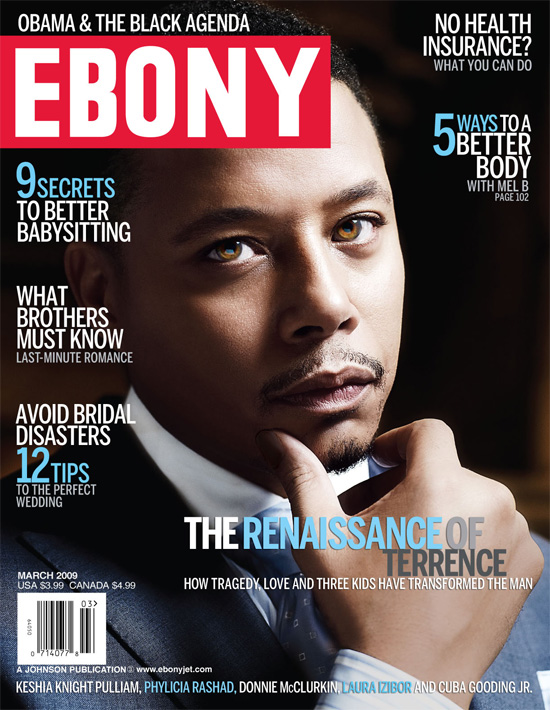 Terrence Howard // March 2009 Ebony Magazine