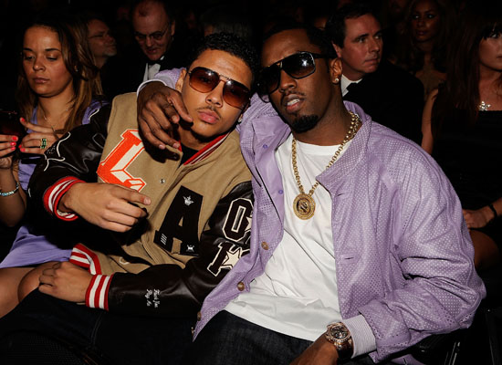 Diddy & his son Quincy // 2009 Grammy Awards (Audience)